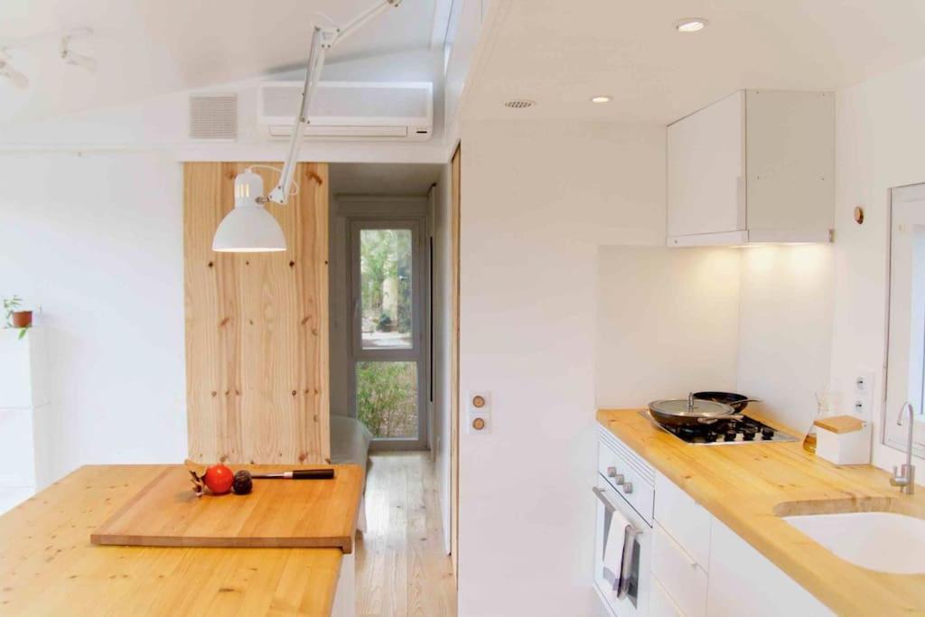 Eco Tiny Home & Office For Digital Nomads Vallmoll المظهر الخارجي الصورة